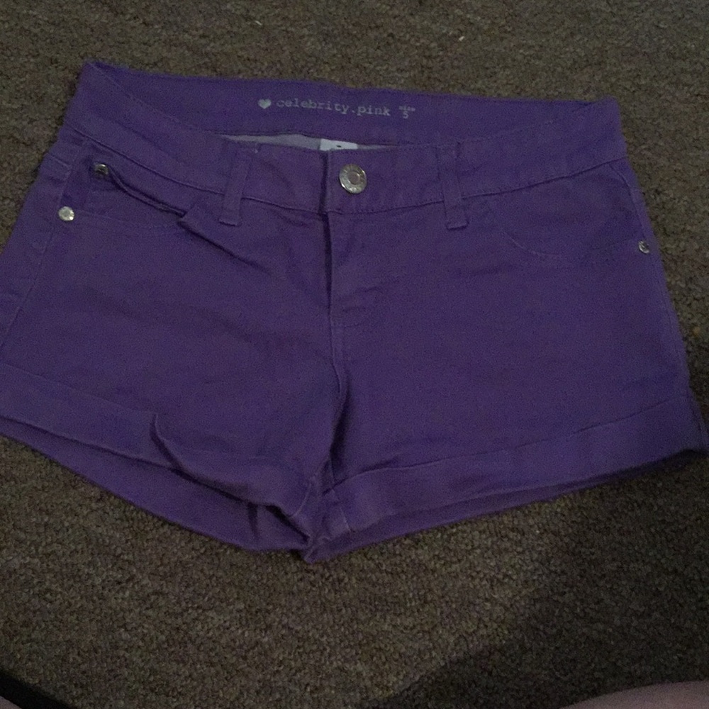 Purple shorts